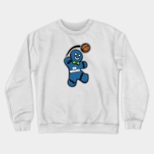 Minnesota Timberwolves Gingerbread Man Crewneck Sweatshirt